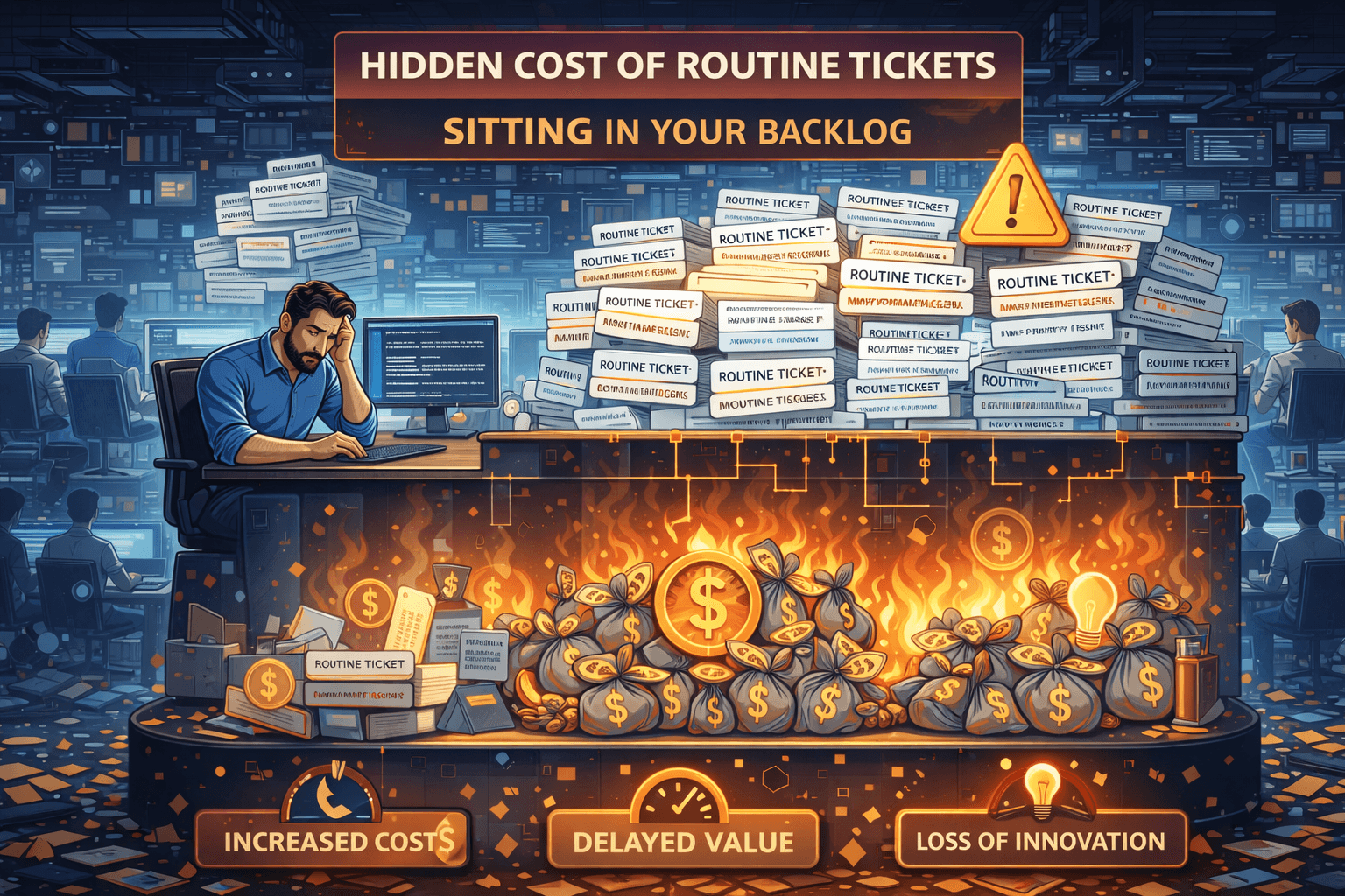 The Hidden Cost of Routine Tickets Sitting in Your Backlog
