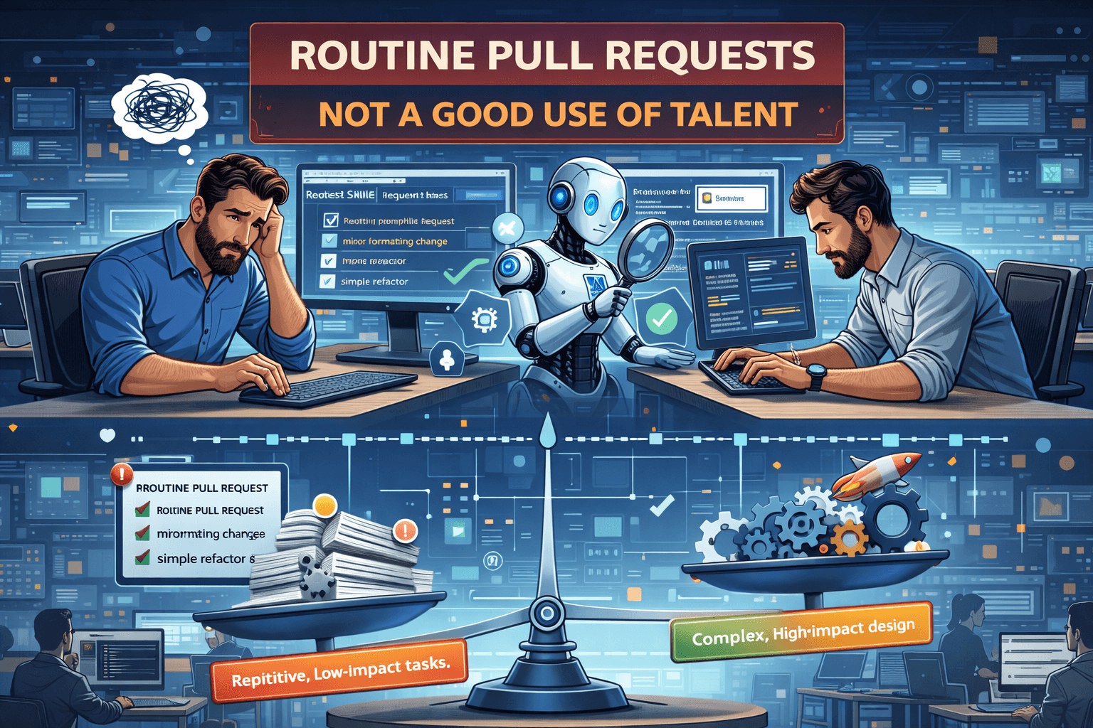 Why Your Best Engineers Shouldn't Be Reviewing Routine PRs
